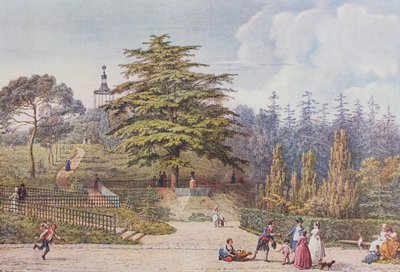 1794年にパリの美術館の迷宮（カラーリソ） 作： Jean Baptiste Hilair