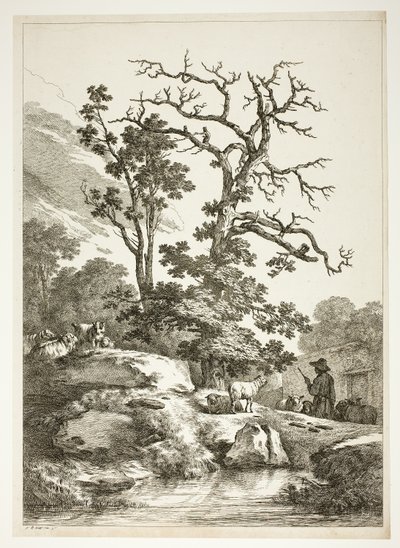 田舎風景 作： Jean Baptiste Huet