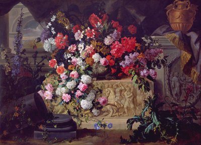 彫刻されたEntablature 作： Jean Baptiste I 1653 1715 Belin