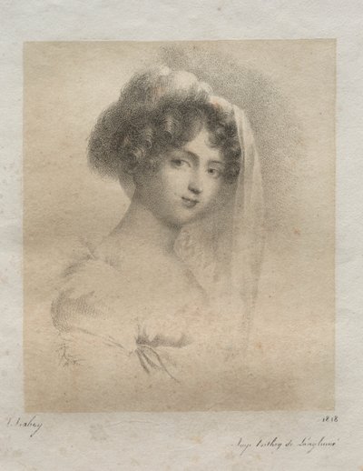 夫人 ホレス・ベルネ 作： Jean Baptiste Isabey