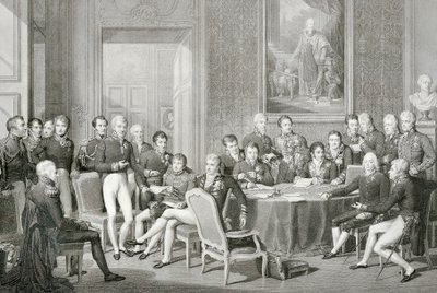 1814-1815年のウィーン会議の参加者 作： Jean Baptiste Isabey