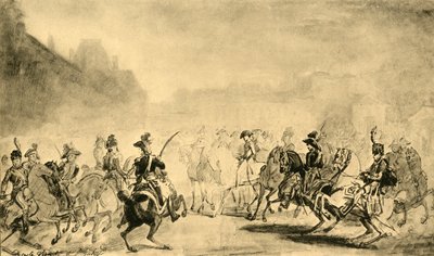 「Revue du Quintidi」、1800 年または 1801 年、1921 年 作： Jean Baptiste Isabey