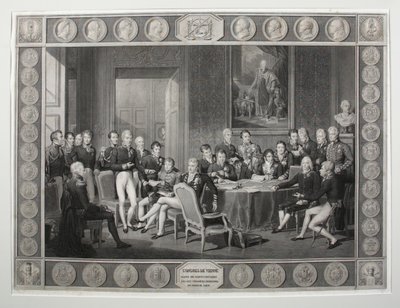 1815年のウィーン議会 作： Jean Baptiste Isabey