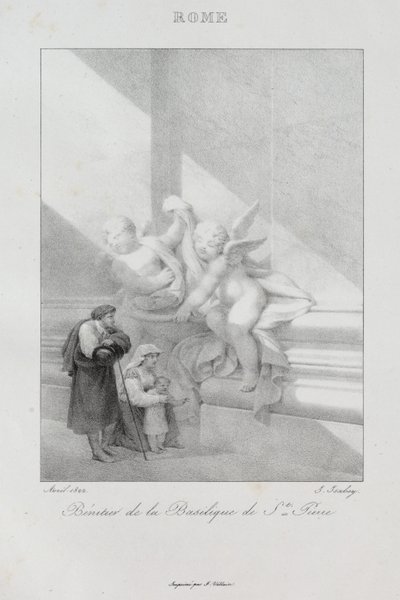 1822年のイタリア旅行 作： Jean Baptiste Isabey