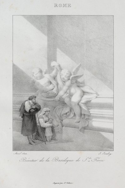 1822年のイタリア旅行 作： Jean Baptiste Isabey