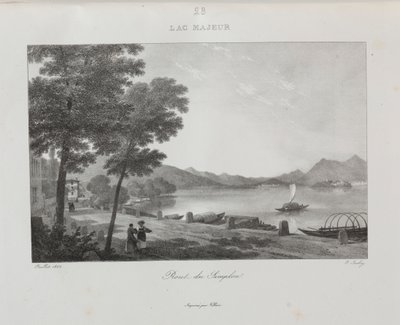 1822年のイタリア旅行 作： Jean Baptiste Isabey
