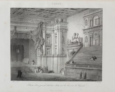 1822年のイタリア旅行 作： Jean Baptiste Isabey