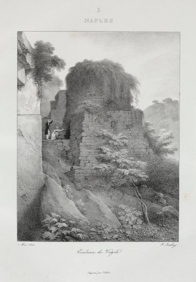 1822年のイタリア旅行 作： Jean Baptiste Isabey