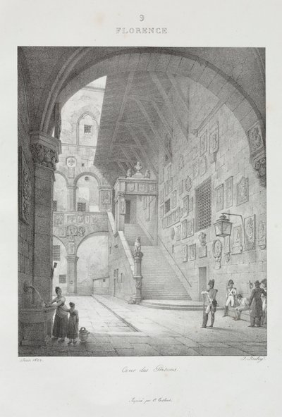 1822年のイタリア旅行 作： Jean Baptiste Isabey