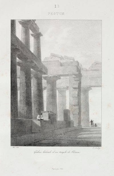 1822年のイタリア旅行 作： Jean Baptiste Isabey