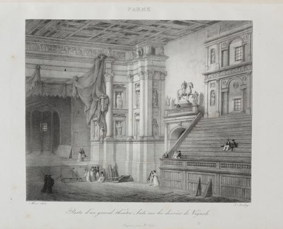 1822年、1833年のイタリア旅行。 作： Jean Baptiste Isabey