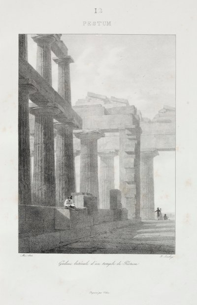 1822年、1833年のイタリア旅行。 作： Jean Baptiste Isabey