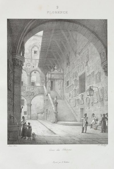1822年、1833年のイタリア旅行。 作： Jean Baptiste Isabey