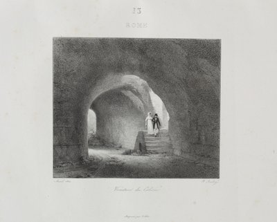 1822年、1833年のイタリア旅行。 作： Jean Baptiste Isabey