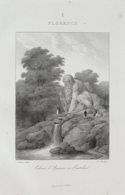 1822年、1833年のイタリア旅行。 作： Jean Baptiste Isabey