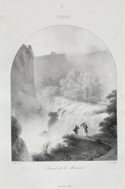 1822年、1833年のイタリア旅行。 作： Jean Baptiste Isabey
