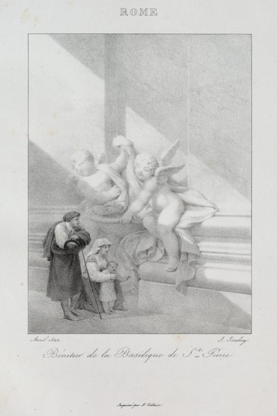 1822年、1833年のイタリア旅行。 作： Jean Baptiste Isabey