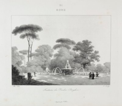 1822年、1833年のイタリア旅行。 作： Jean Baptiste Isabey