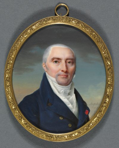 アントワーヌロイの肖像、1820年。 作： Jean Baptiste Jacques Augustin