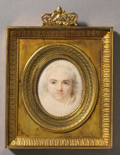 自画像、c。 1805。 作： Jean Baptiste Jacques Augustin