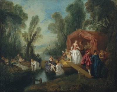 シテラ島への出発 作： Jean Baptiste Joseph Pater