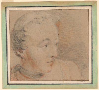 女性の肖像 作： Jean Baptiste Joseph Pater