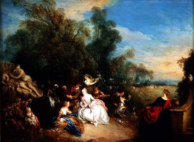 国のリラクゼーション 作： Jean Baptiste Joseph Pater