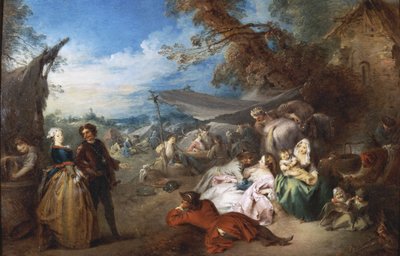 平和と呼ばれる軍隊の停止 作： Jean Baptiste Joseph Pater