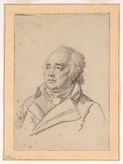 男の肖像、ジュゼッペ・ヴァラディエ 作： Jean Baptiste Joseph Wicar