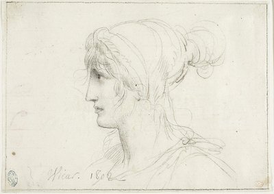 女性のプロフィール 作： Jean Baptiste Joseph Wicar