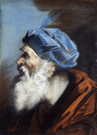 アリメテアのヨセフの頭、左を見ると、 作： Jean Baptiste Jouvenet