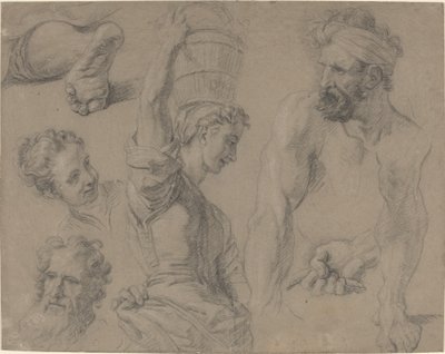 魚の奇跡のドラフト（？）の研究 作： Jean Baptiste Jouvenet