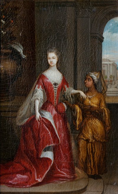 オランダ語：エリザベート・サヴェージ（1699-1746）。ロッホフォード伯爵ナッソー＝ズイレンシュタイン家のフレデリックの妻 エリザベート・サヴェージ（1699～1746）。ロッホフォード伯爵ナッサウ＝ズィーレンシュタイン家のフレデリックの妻 作： Jean Baptiste Lantscroon