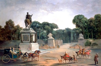 ルイ15世の宮殿への入り口、1775 作： Jean Baptiste Le Prince