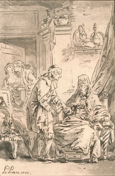 Le Toucher、1775年。 作： Jean Baptiste Le Prince