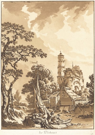 漁師たち 作： Jean Baptiste Le Prince