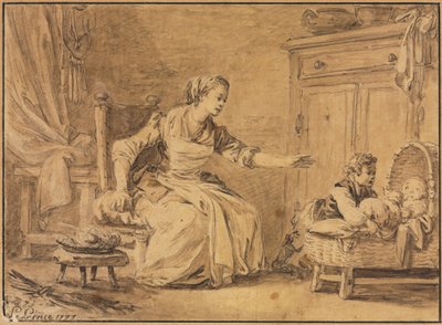 母体申請、1777年。 作： Jean Baptiste Le Prince