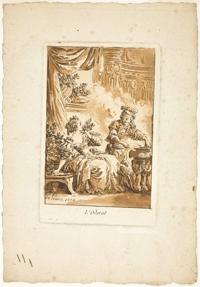 嗅覚 作： Jean Baptiste Le Prince