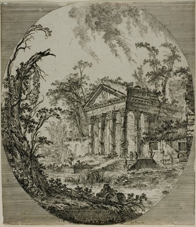 アウグストゥス神殿 作： Jean Baptiste Le Prince