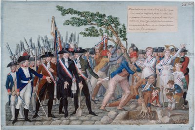 リバティ ツリー 1789 年、c。 1790年。 作： Jean Baptiste Lesueur