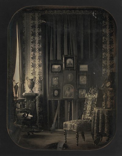 [グロ男爵のサロン]、1850-57。 作： Jean Baptiste Louis Gros