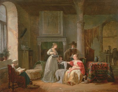 保育園のシーン 作： Jean Baptiste Mallet