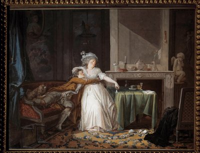 割れた杯ジャン・バティスト・マレ（1759-1835）の絵画 作： Jean Baptiste Mallet