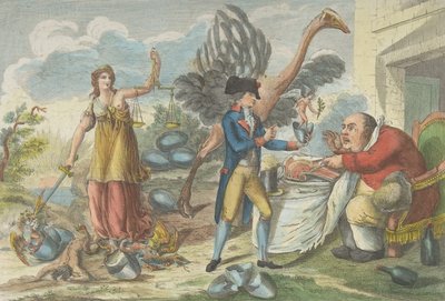 The Ninth of Thermidor, or the English Surprise..., 1795. 作： Jean Baptiste Marie Louvion