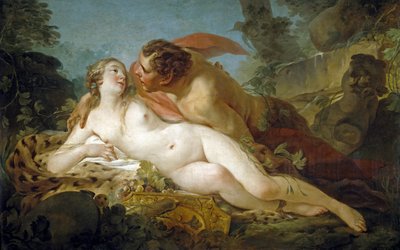 ピエール・ジャン＝バティスト・マリー（1714-1789）の「ジュピターとアンチオピ」。 作： Jean Baptiste Marie Pierre