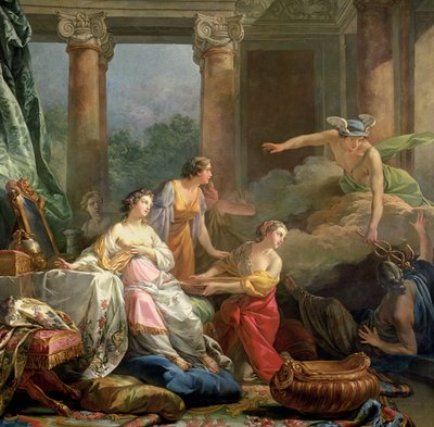マーキュリー、ヘルス、アグラウロス、1763 作： Jean Baptiste Marie Pierre