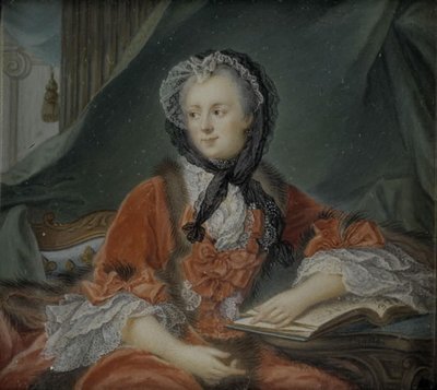 フランスの女王、マリー・レシュチンスカの肖像（1703-1768） 作： Jean Baptiste Masse