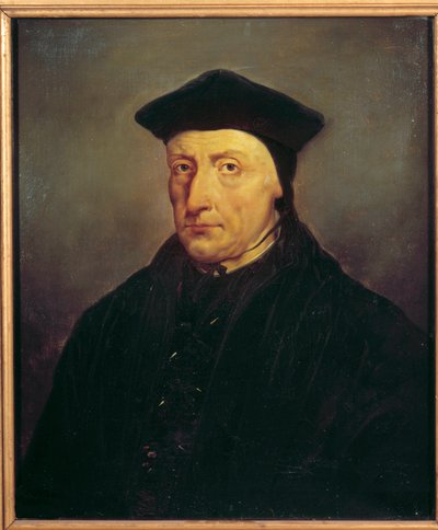 Guillaume Bude (Budee) (Budaeus) (1467 - 1540)の肖像。ジャン・バティスト・モーゼス（1784～1844年）Jean Baptiste Mauzaisse 作： Jean Baptiste Mauzaisse