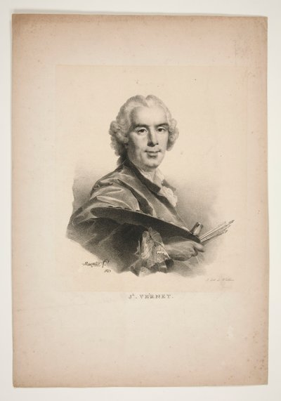 ジョセフ・ベルネの肖像 作： Jean Baptiste Mauzaisse