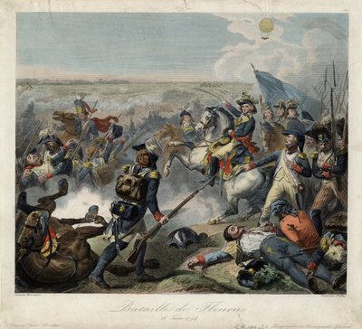 1794年6月26日、1795年のフルーラスの戦い 作： Jean Baptiste Mauzaisse